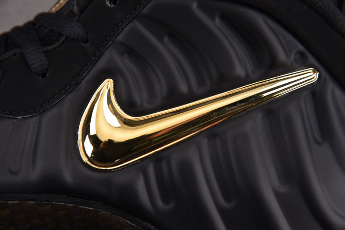 Nike Air Foamposite Pro Black Metallic Gold  624041-009