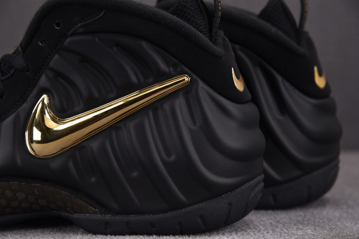 Nike Air Foamposite Pro Black Metallic Gold  624041-009