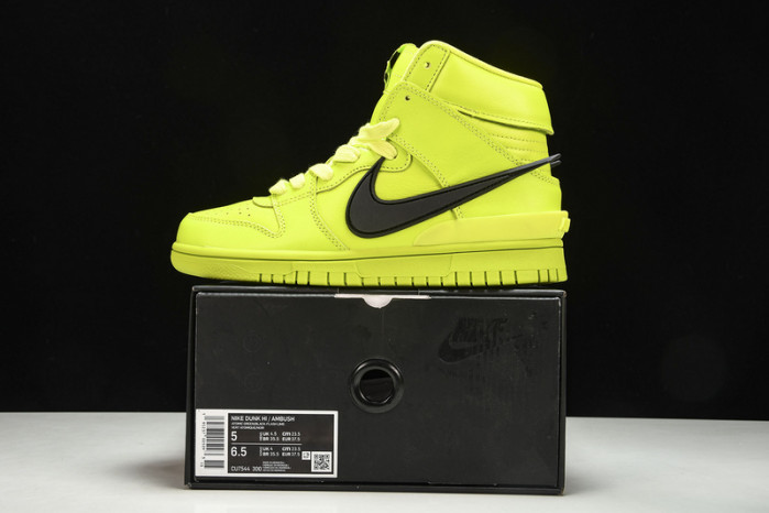 Nike Dunk High AMBUSH Flash Lime  CU7544-300