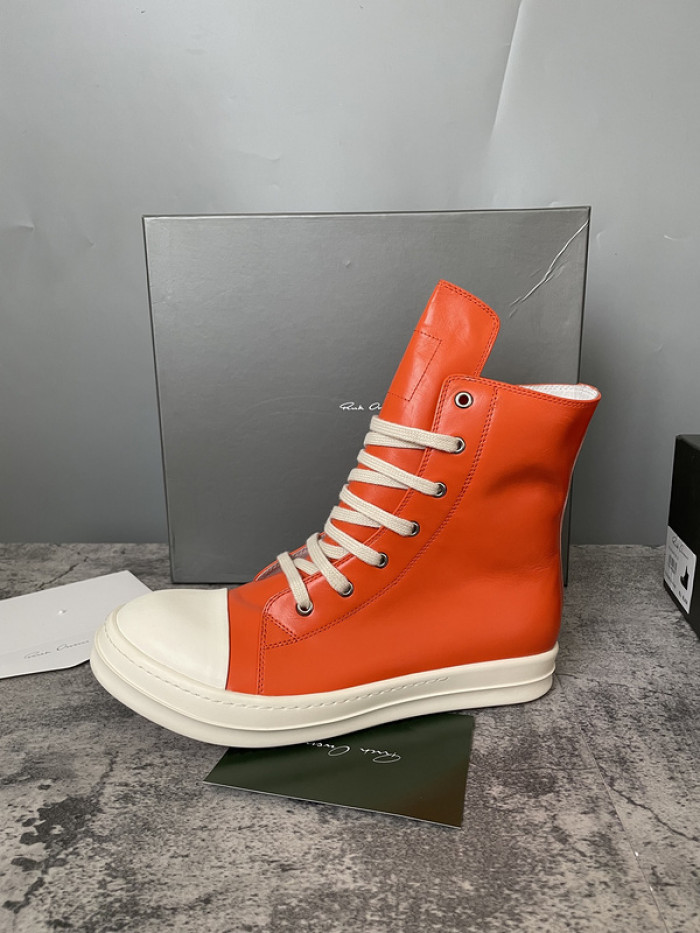 RICK OWENS SNEAKERS COPSHOE OR-high top 02