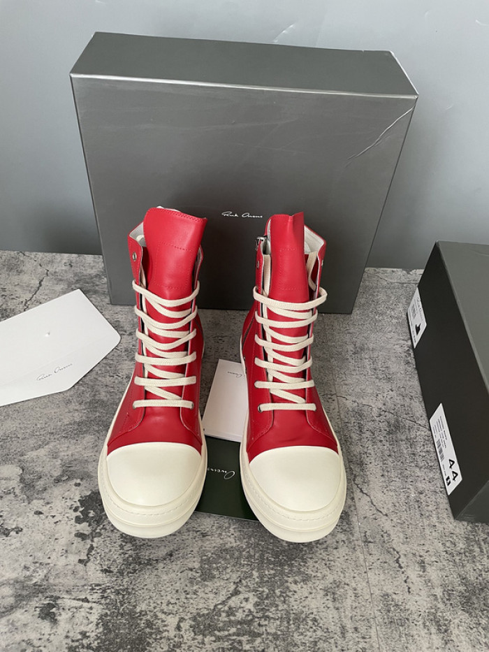 RICK OWENS SNEAKERS COPSHOE OR-high top 03