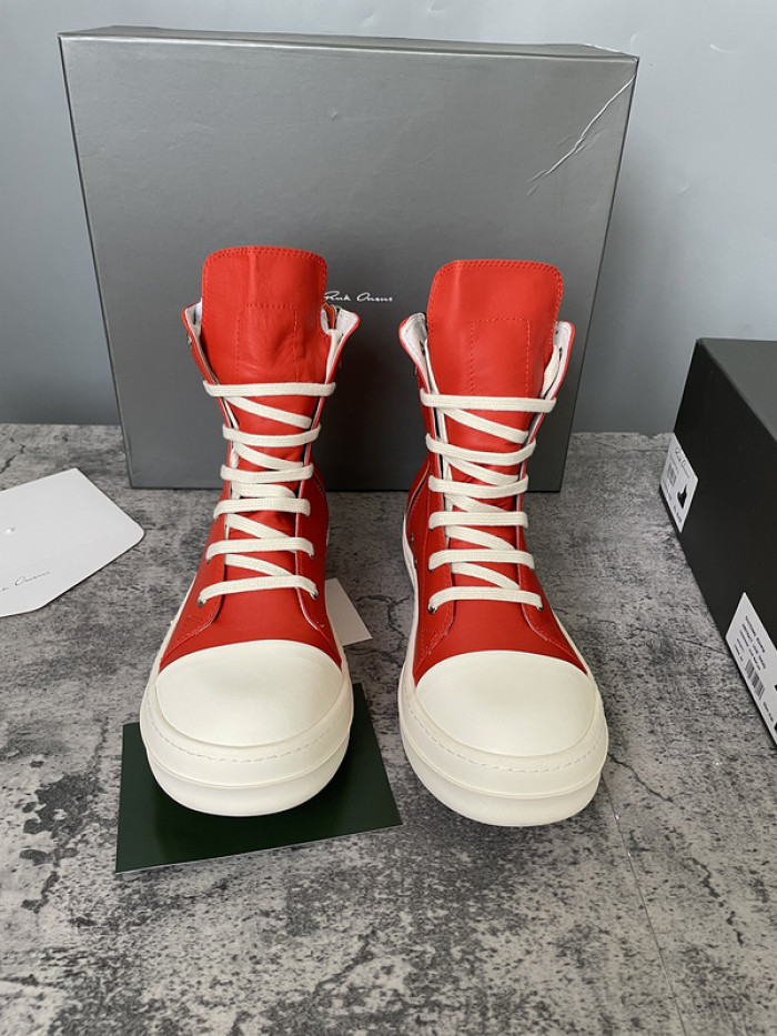 RICK OWENS SNEAKERS COPSHOE OR-high top 04