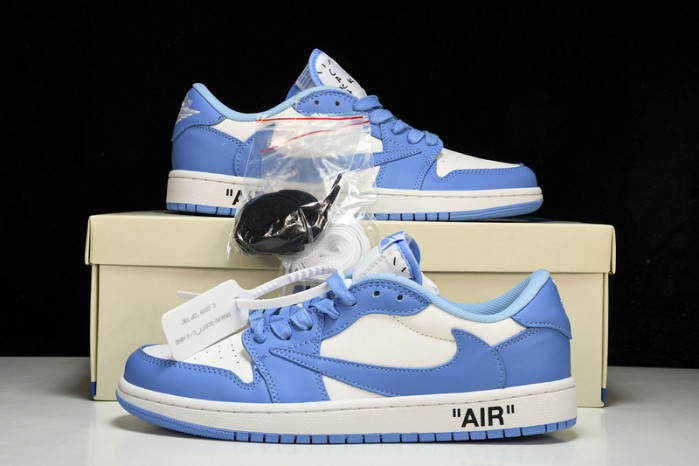 OFF-WHITE x Travis Scott x Air Jordan 1 OW  DM7866-180