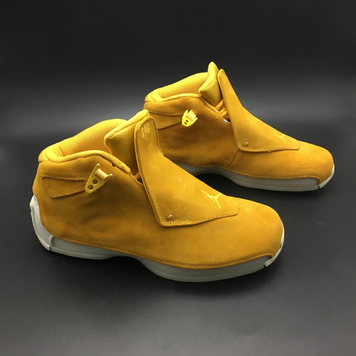 Air Jordan 18 Retro "yellow Suede" - Air Jordan -  aa2494-701