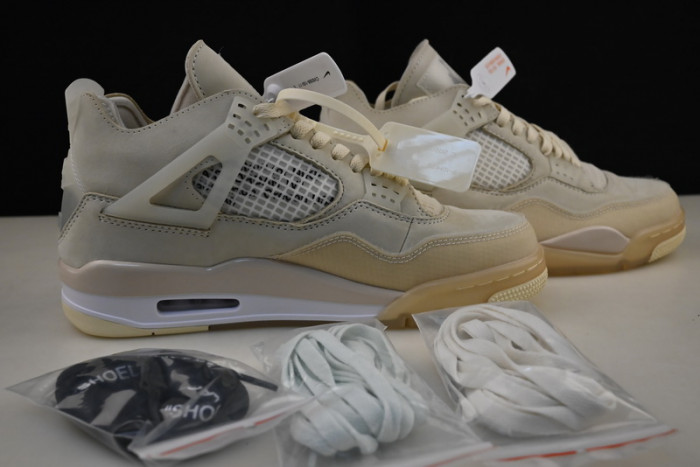 Jordan 4 Retro Off-White Sail  - CV9388-100
