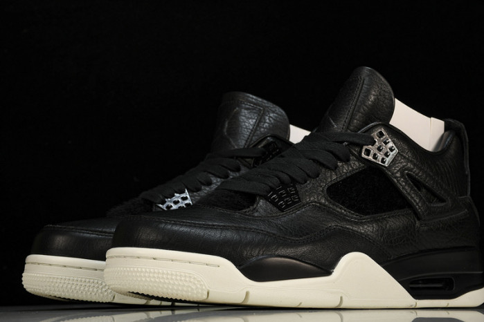 Jordan 4 Retro Pony Hair Black  819139-010
