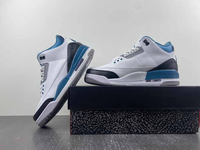 Air Jordan 3 AJ3 Lightning Blue  136064-660