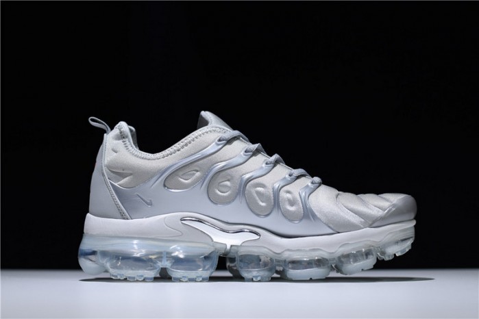 Nike VaporMax Plus “Triple White” Pure Platinum mens  924453-100