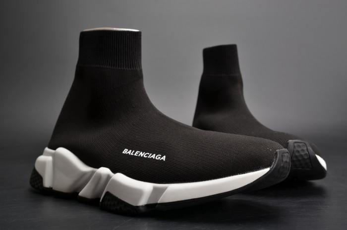 BL Stretch Mesh High Top Sneaker Black White 454485 W05G0