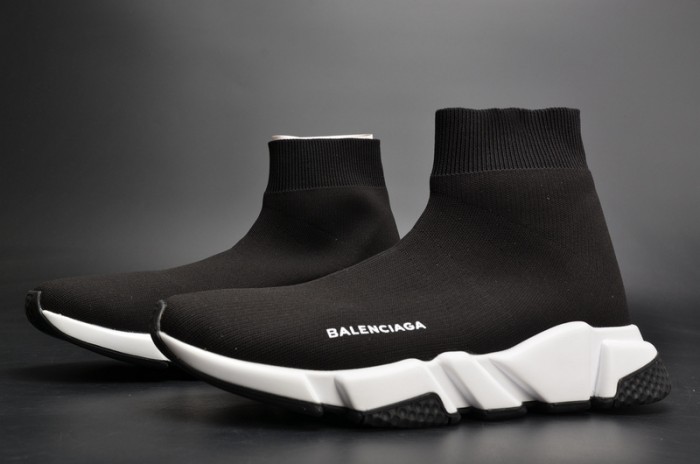 BL Stretch Mesh High Top Sneaker Black White 454485 W05G0