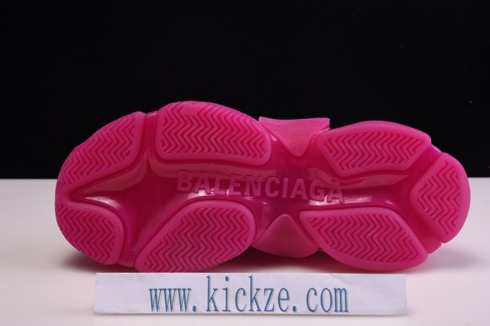 BL TRIPLE S TRAINERS CLEAR SOLE BLUE ADN RED 541624  W09O1 2132