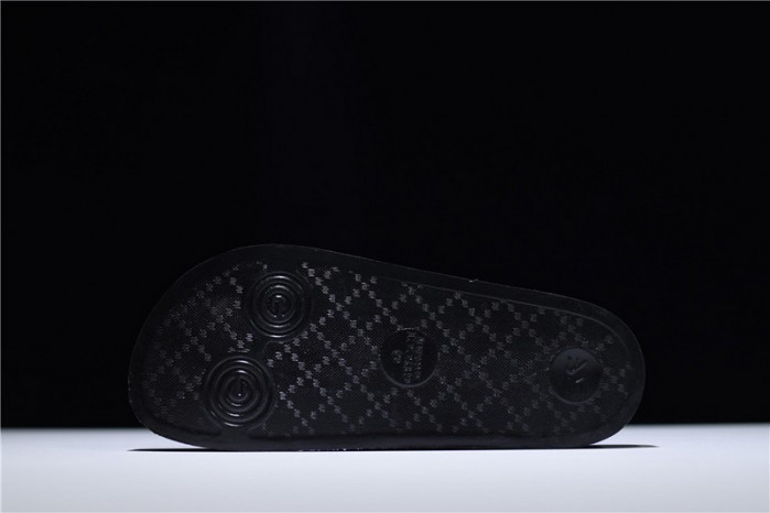 GC Leather SLIDE SANDAL with PLAID