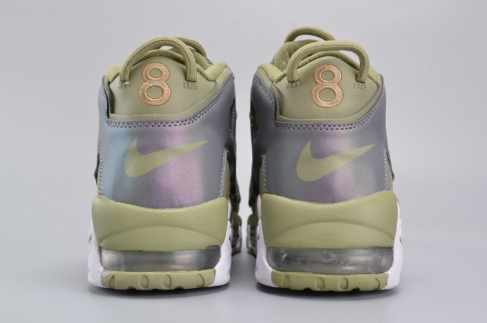 Nike Air More Uptempo “Iridescent” Dark Stucco/White 917593-001